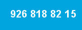 926 818 82 15